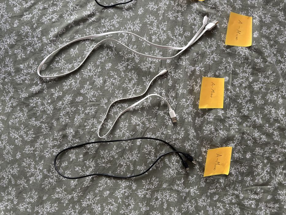 Kable usb micro usb/ typu c/ typu A