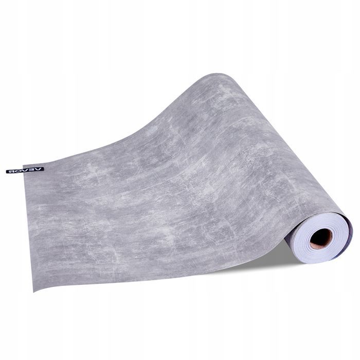 Tapeta samoprzylepna VEVOR 45CM X 15M PVC ciemnoszara industrialna