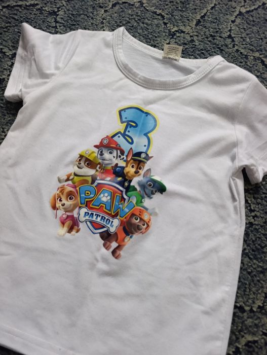 Дитяча футболочка щенячий патруль, день народження