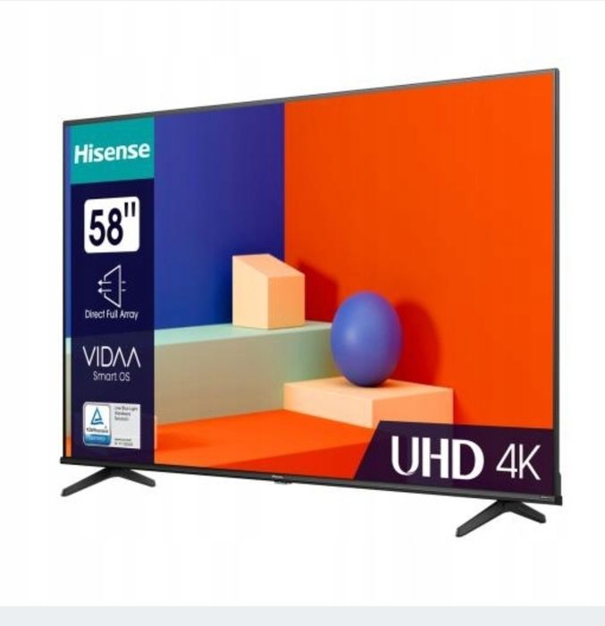 Telewizor LED Hisense 58A6K 58" 4K UHD czarny SMART Android tv wifi