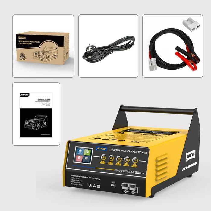 Carregador Baterias + Establizador Corrente + Boster de Arranque