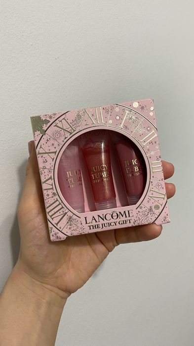 Zestaw trzech błyszczyków do ust Lancome The Juicy gift , na prezent