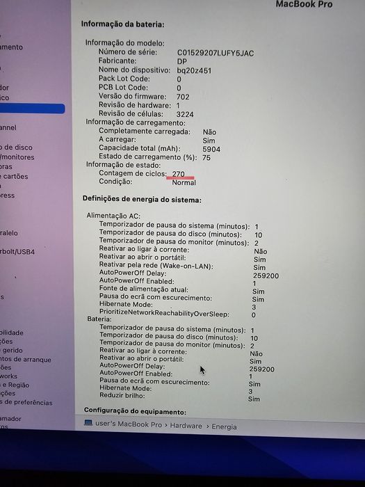 MacBook pro 13" Retina display i7 / 16gb /256 SSD como novo 201564739753872002124