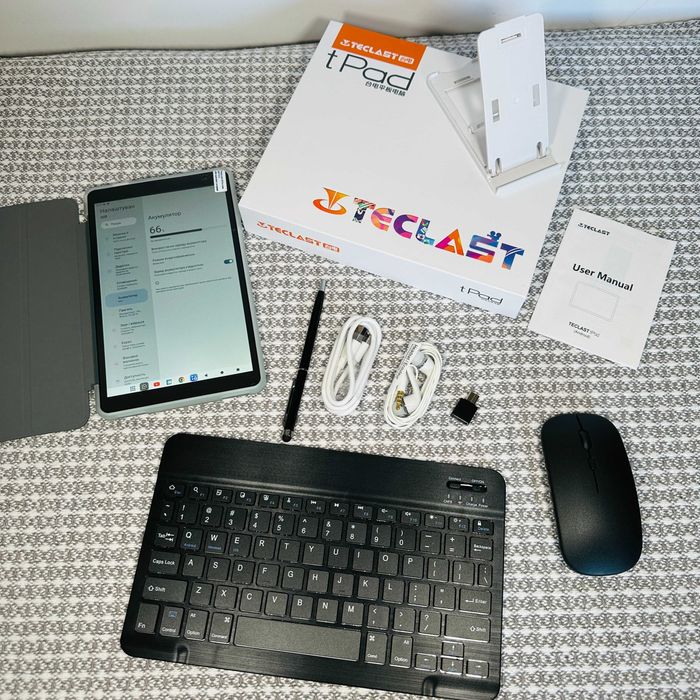 8-дюймовий Планшет TPad Android 14 Wi-Fi 4/64Gb, 5000 mAh, Mint Green