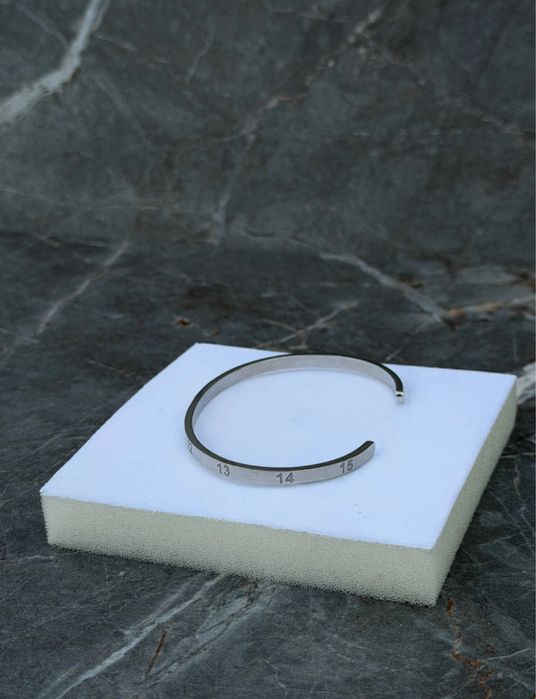 Браслет Maison Margiela Numbers Cuff Silve