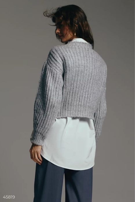 Сірий джемпер Gepur