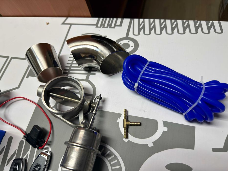 Вакуумна заслонка вихлоп керована 51/63/76 мм | Активний вихлоп
