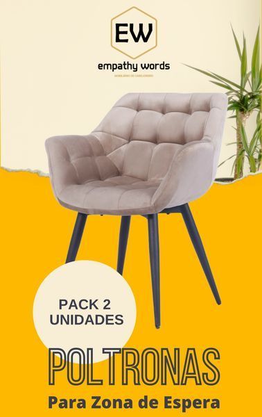 Cadeira / poltrona de Espera ( 2 uni )