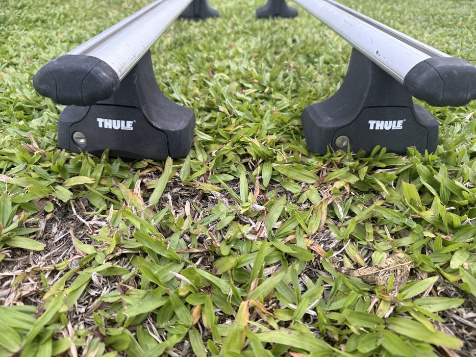 Barras de Tejadilho Aerodinâmicas Thule WingBar (Com Chaves Originais)