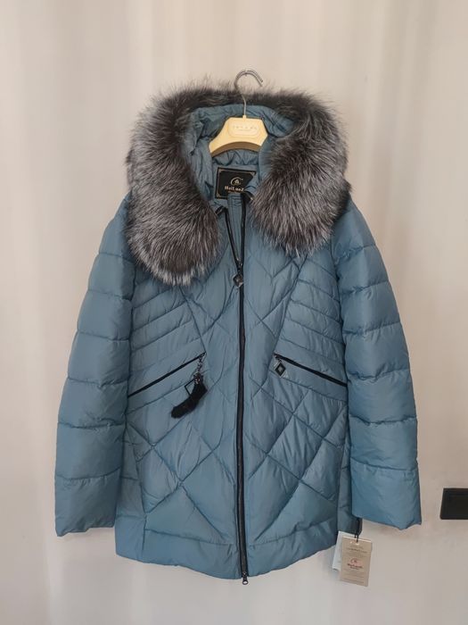 Нова зимова куртка/напівпальто (52 розмір)