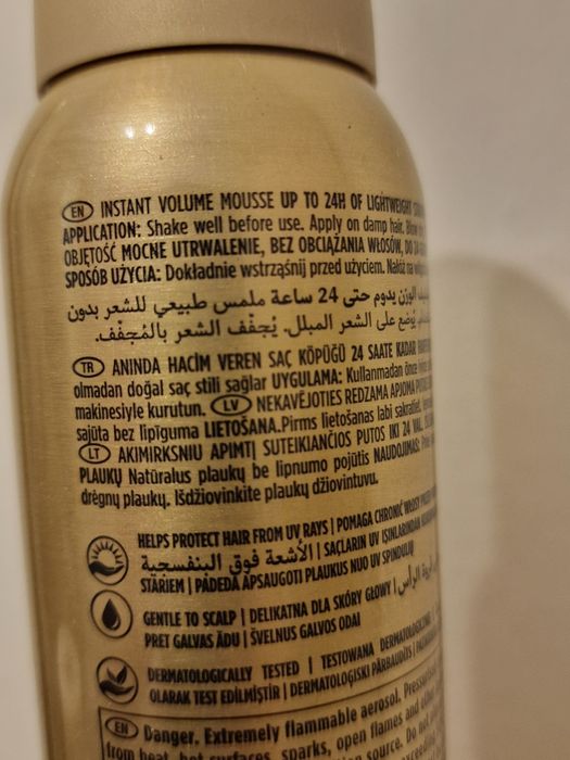 Pianka do włosów dodająca objętości wellaflex