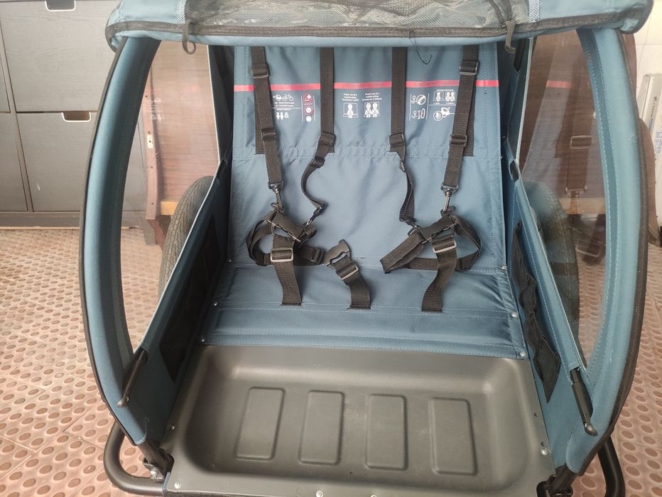 Atrelado para bicicleta para duas crianças modelo Bike Original 2020