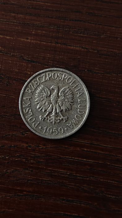 5 groszy z 1959 roku.