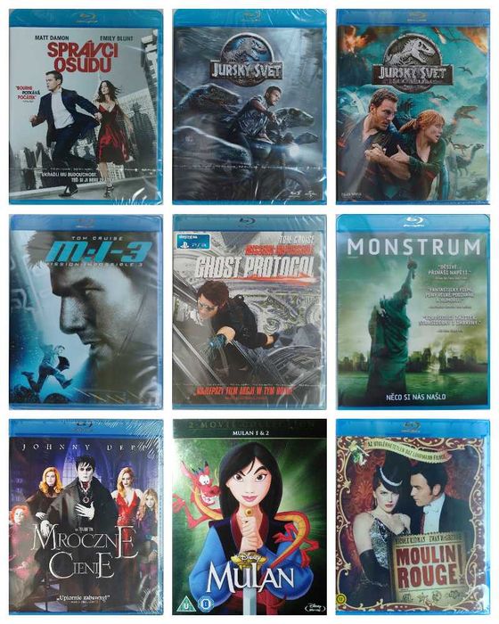 Blu-ray Диски Amaray с русским и украинским языком