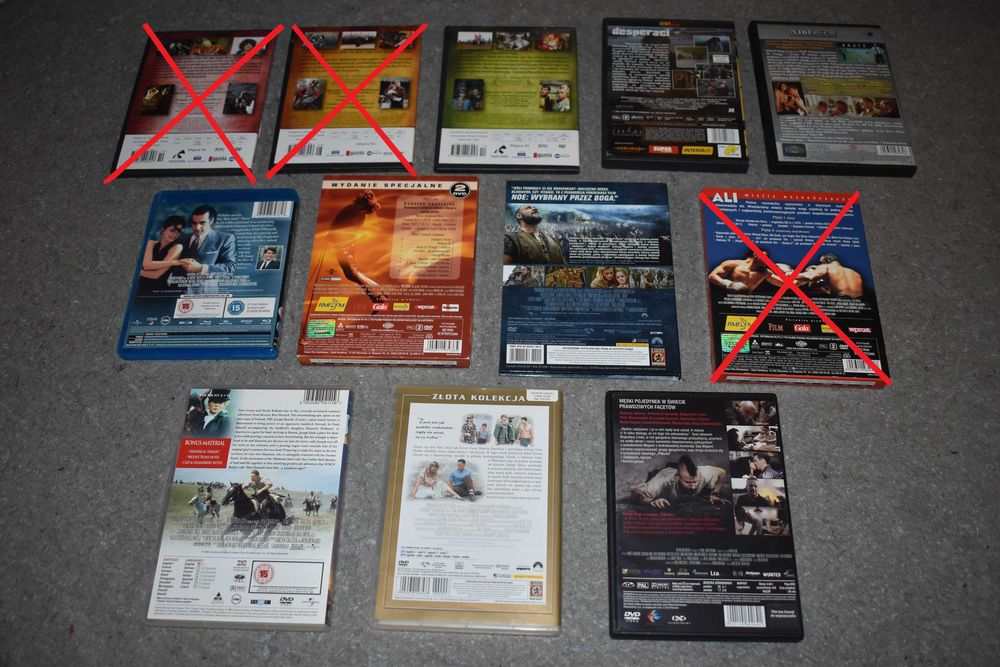 Zestaw mix filmów filmy DVD Blu-Ray VCD różne gatunki 30szt