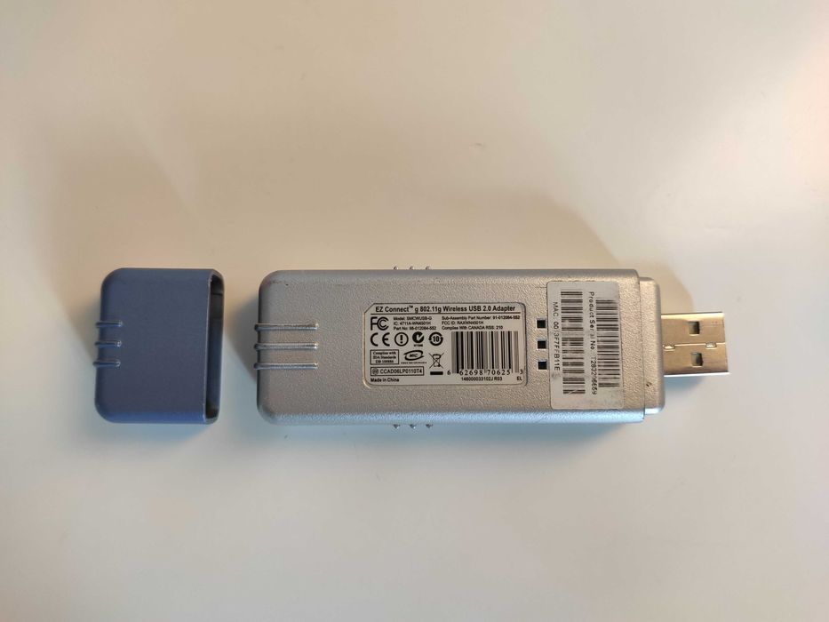 Adaptador Wireless USB 2.0 SMC SMCWUSB EZ Connect 2,4 GHz64283900097537121