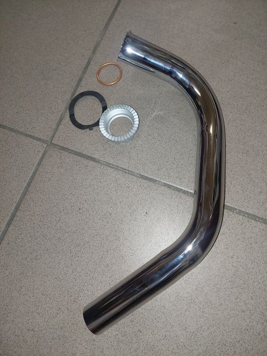 Sprzedam nowe kolanko chrom pl z nakretka simson s51