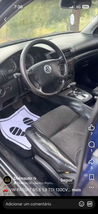 Vw pasat 1.9TDI, 130cv caiixa automatica com 259km