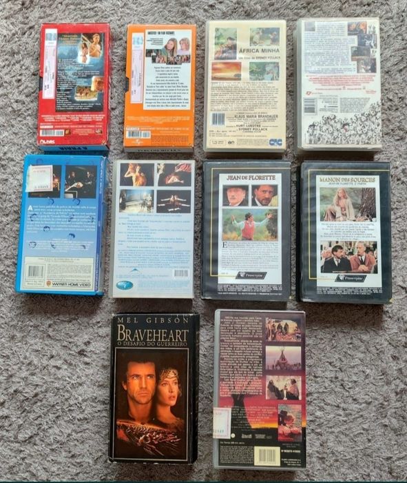 8 Filmes VHS originais