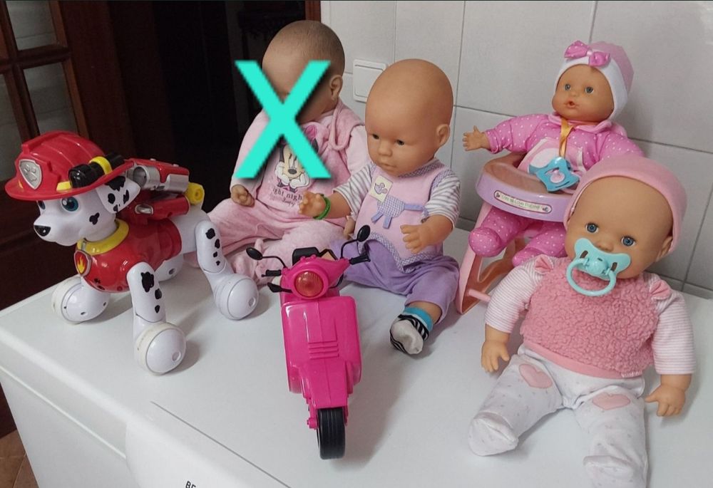BEBÉS NENUCO E BRINQUEDOS 10€ UNIDADE.Casa Quarto Sala Brincar Escola.