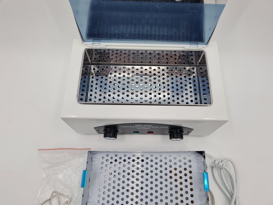 STERYLIZATOR do narzędzi kosmetycznych DEZYNFEKCJA gorące powietrze