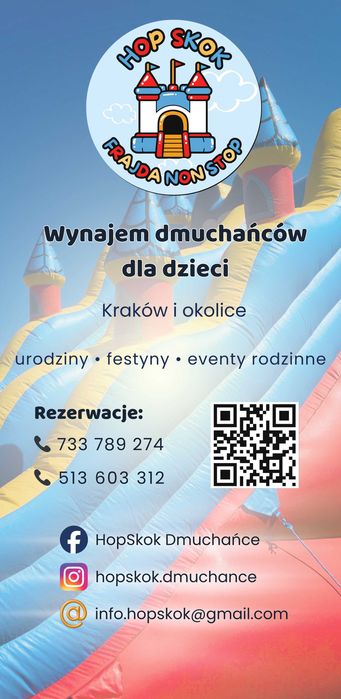 Wynajem dmuchańców i atrakcji dla dzieci – Kraków i okolice!