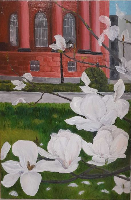 Пейзаж, олія, полотно