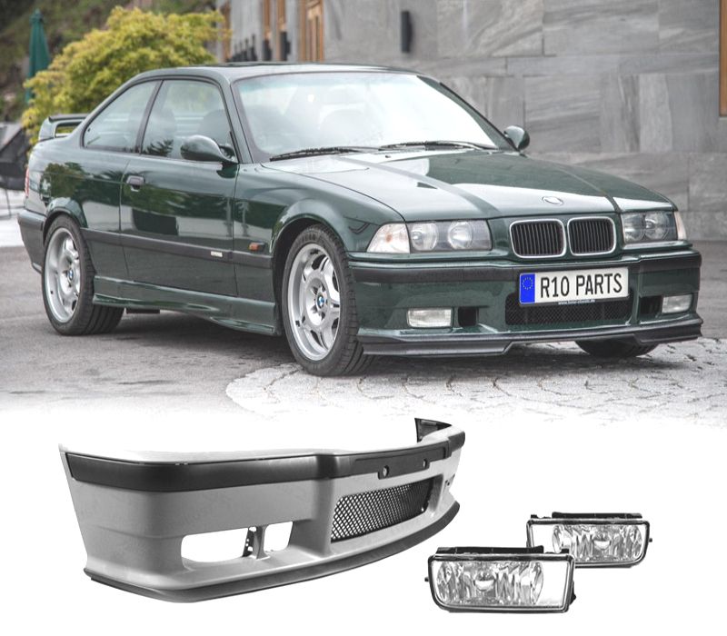 PARA-CHOQUES BMW E36 LOOK M3 + FAROIS DE NEVOEIRO CLARO