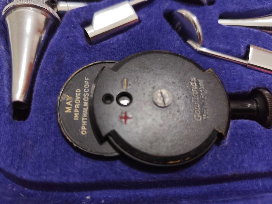Conjunto de diagnóstico oftalmoscópio de otoscópio GOWLLANDS England