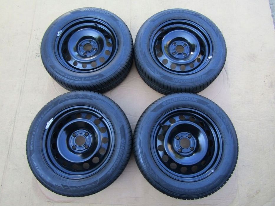 4x felgi koła 16 ford B-MAX Fiesta MK7 MK8 EcoSport + Opony 205/60 16 Zimowe + czujniki TPMS