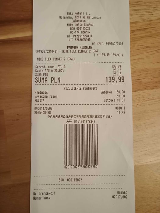 Buty NIKE Flex Runner 2 [PSV] Rozmiar 31.5