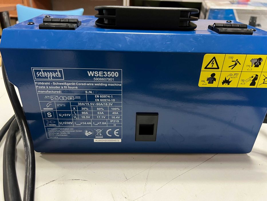 Spawarka transformatorowa Scheeppach WSE3500, 0-90A