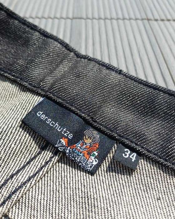 Calças Derschutze "blossom v2" Raw Denim Pants