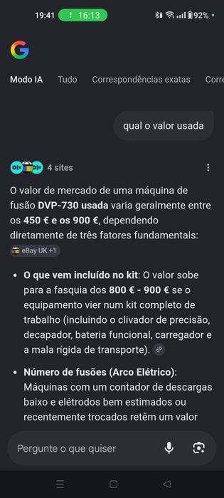Máquina de fusão DPV-730