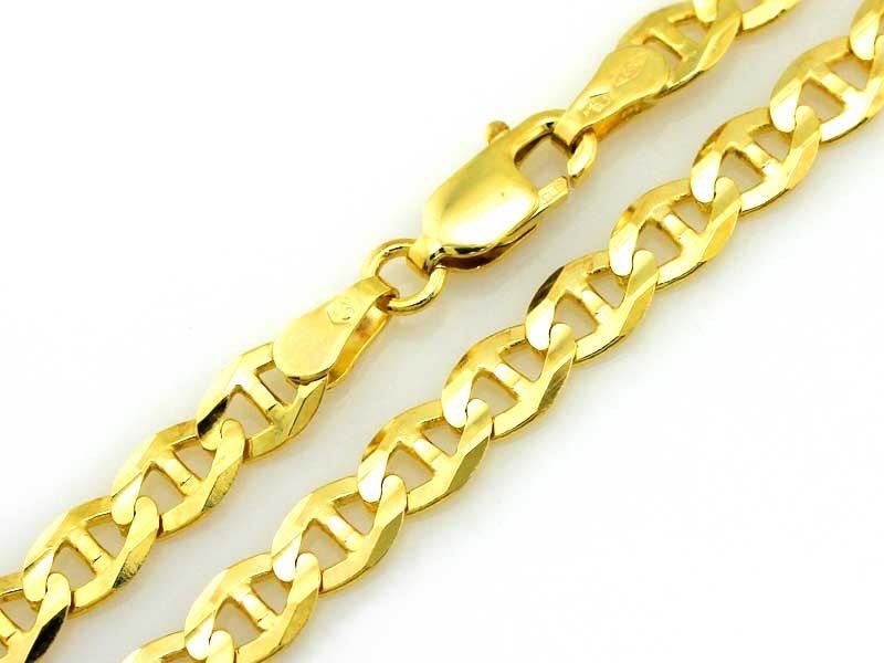 Nowy Piękny Złoty naszyjnik splot Gucci Marina 2,6mm próba 585. Sklep