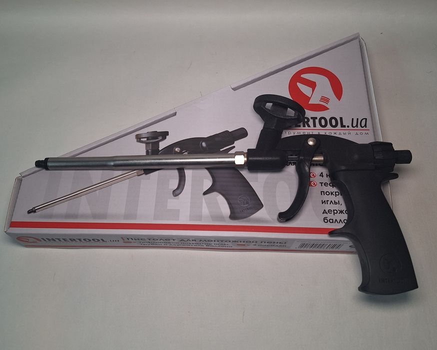 Пистолет для монтажной пены  тефлоновым покрытием  Intertool