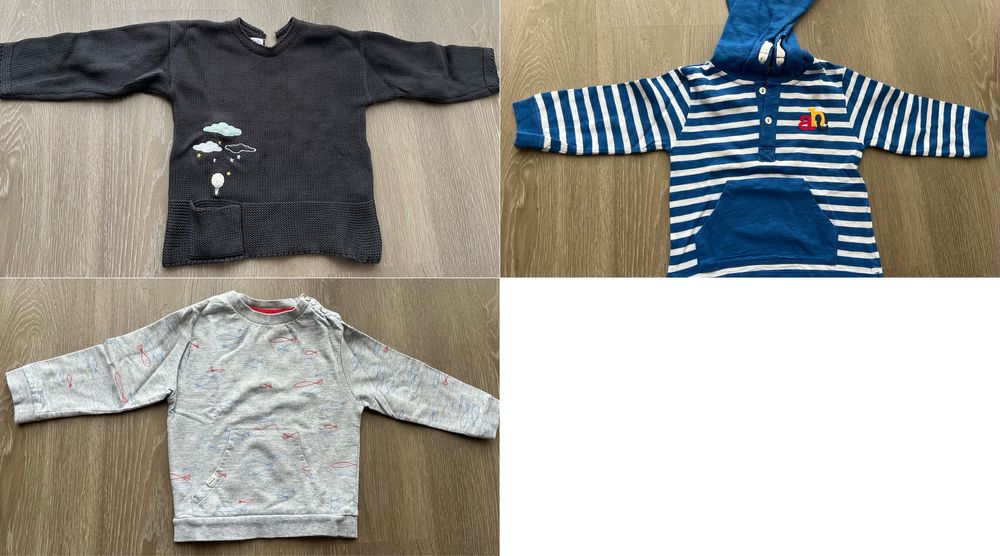 Lote de 3 camisolas (18-24 meses)