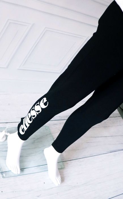 Nowe sportowe legginsy Ellesse 42 XL 'Solos2' czarny