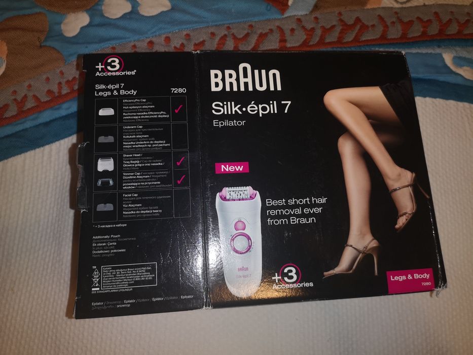 Depilator Braun silk epil 7 7280
