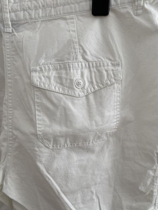 Szorty biale damskie z bawełny