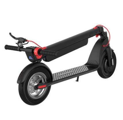 Scooter elétrica dobrável à prova d'água com pneus a vácuo de 10"
