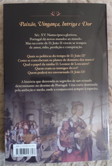 Livro:"Conjura ou mistérios do reinado de D. João II" de Cristina Vale