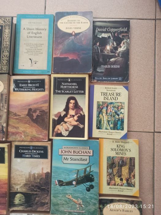 Conjunto 23 livros  clássicos literatura inglesa