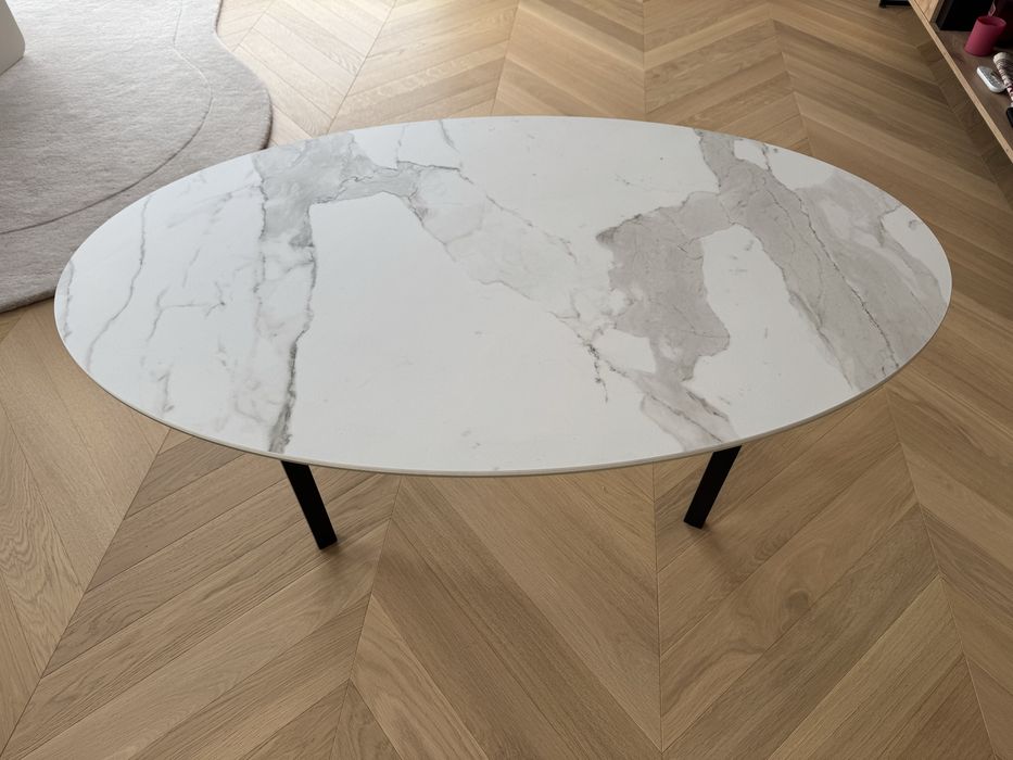 Stolik kawowy marmur spiek 115 x 70 cm