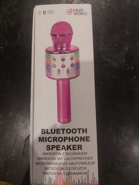 Mikrofon bluetooth nowy w opakowaniu