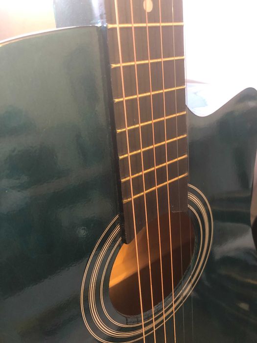 Violão Novo - 38 Polegadas, Mais Capa, Correia, Paleta, capotraste