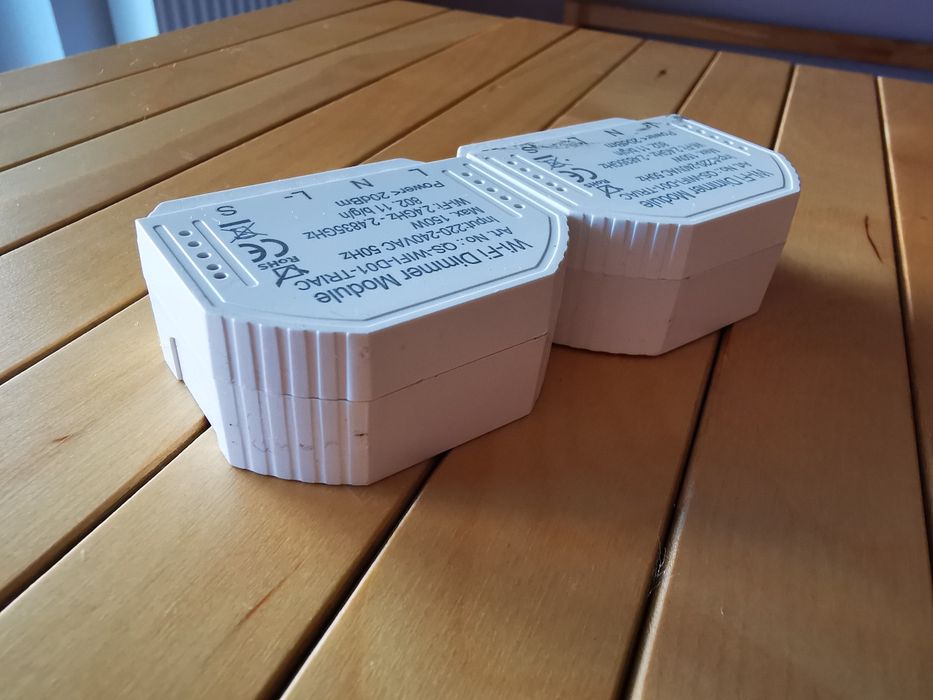 Zestaw 2x Ściemniacz WiFi dopuszkowy Tuya QS-WIFI-D01-TRIAC