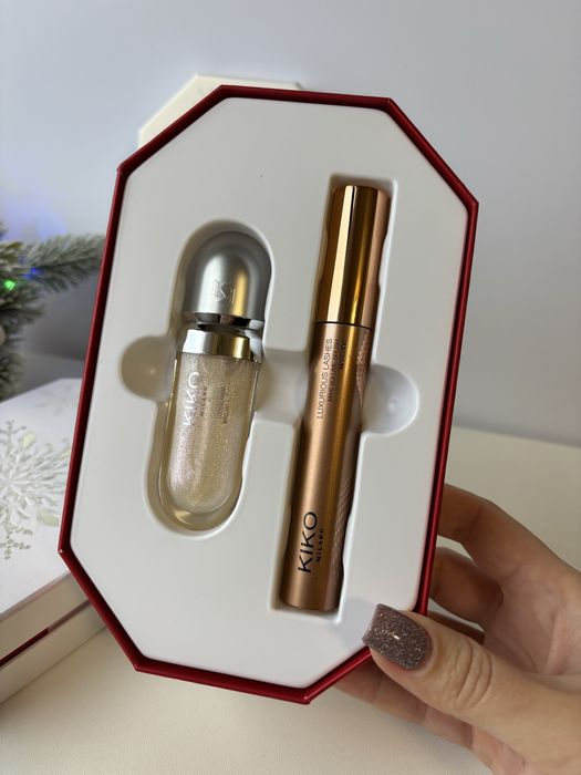 Подарунковий набір Kiko Milano 2026. Набір Кіко Мілано. Блиск Туш Кико