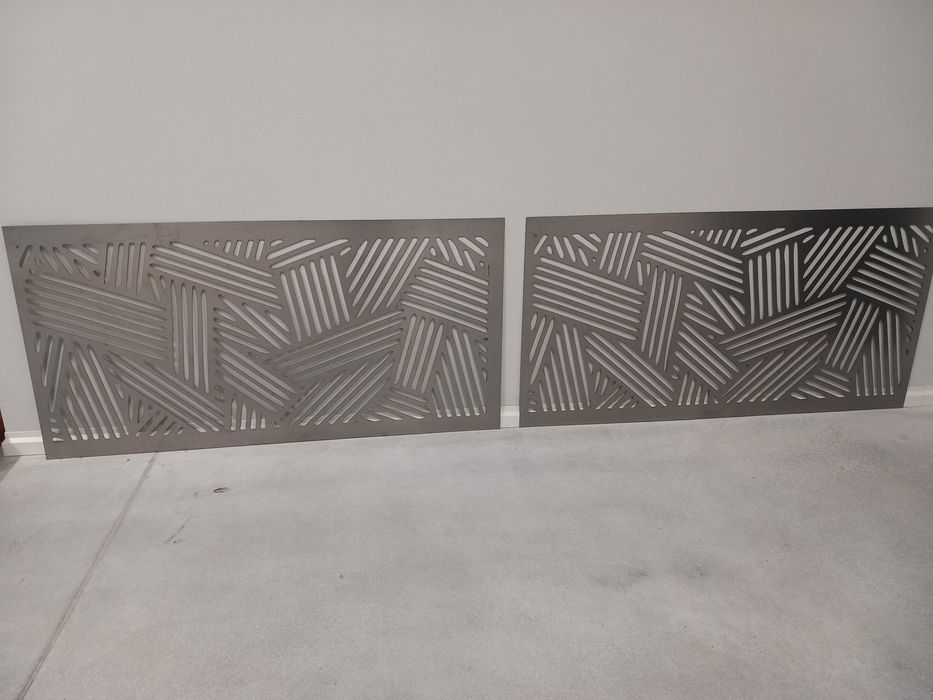 Nowoczesne ogrodzenie laserowe CNC z motywem leśnym panele ozdobne 3D