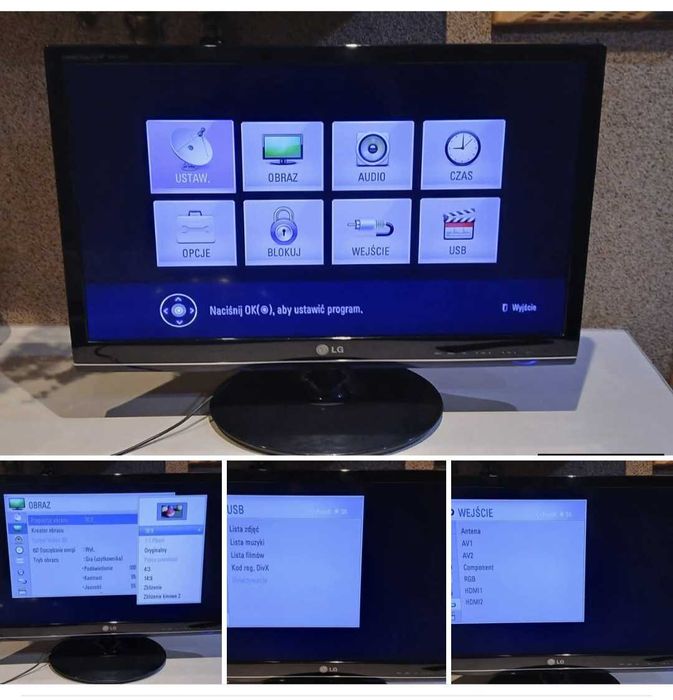 Telewizor/ Monitor LED LG DM2780D-PZ 27 " 1920 X 1080 PX TN